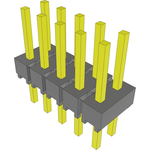 Conn Unshrouded Header HDR 10 POS 2.54mm Solder ST Top Entry Thru-Hole Bulk