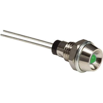 Bivar-MPR5GT Panel Mount Indicators Standard Metal Panel Mount Indicator, 5mm