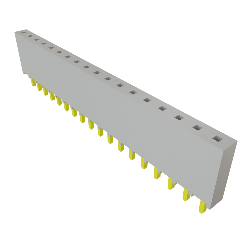 Samtec-SSQ-118-01-L-S Steckverbinderleisten und Leiterplattenbuchsen Conn Socket Strip SKT 18 POS 2.54mm Solder ST Top Entry Thru-Hole Bulk