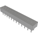 Conn Socket Strip SKT 24 POS 2.54mm Solder ST Top Entry Thru-Hole Tube