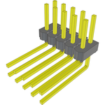 Conn Unshrouded Header HDR 10 POS 2.54mm Solder RA Side Entry Thru-Hole Bulk