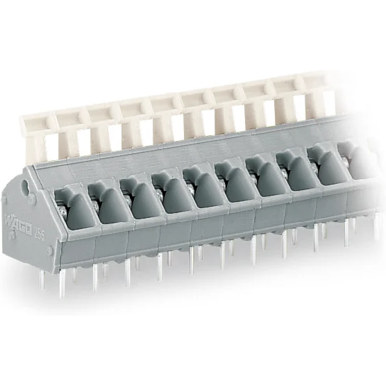 WAGO-256-448 连接器接线板 Conn PC Terminal Block 48 POS 5mm/5.08mm Solder Thru-Hole 24A Box