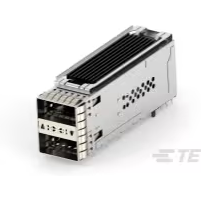 TE Connectivity-2-2227669-0 Steckverbinder, Telefon und Telekommunikation Conn zQSFP+ RCP 76 POS Press Fit RA Thru-Hole 76 Terminal 2 Port
