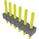 Conn Unshrouded Header HDR 6 POS 2.54mm Solder ST Top Entry Thru-Hole Bulk