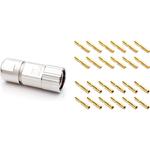 Conn M23 Circular SKT 12 POS Crimp ST Flange Mount 12 Terminal 1 Port Box