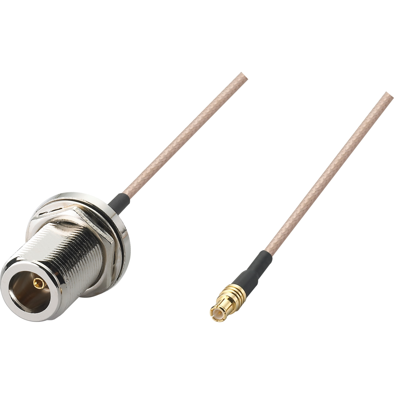 taoglas-CAB.956 Kabelbaugruppen Koaxial Cable Assembly Coaxial 0.1m MCX to Type N F-M