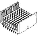 Molex-761349001 Backplane connettore Conn VHDM HDR 80 POS 1mm Press Fit ST Thru-Hole VHDM® Tube