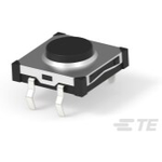 Switch Tactile OFF (ON) SPST Round Button PC Pins 0.05A 24VDC 1.57N Thru-Hole Loose