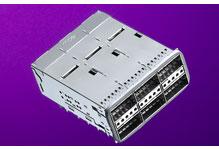 Molex-768700004 电话及电信连接器 Conn QSFP F 228 POS 1.6mm Press Fit RA Thru-Hole 228 Terminal 6 Port Tray