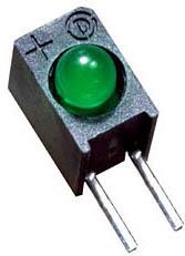 Dialight-551-1409F LED LED Uni-Color Red 645nm 2-Pin T-1 Bulk