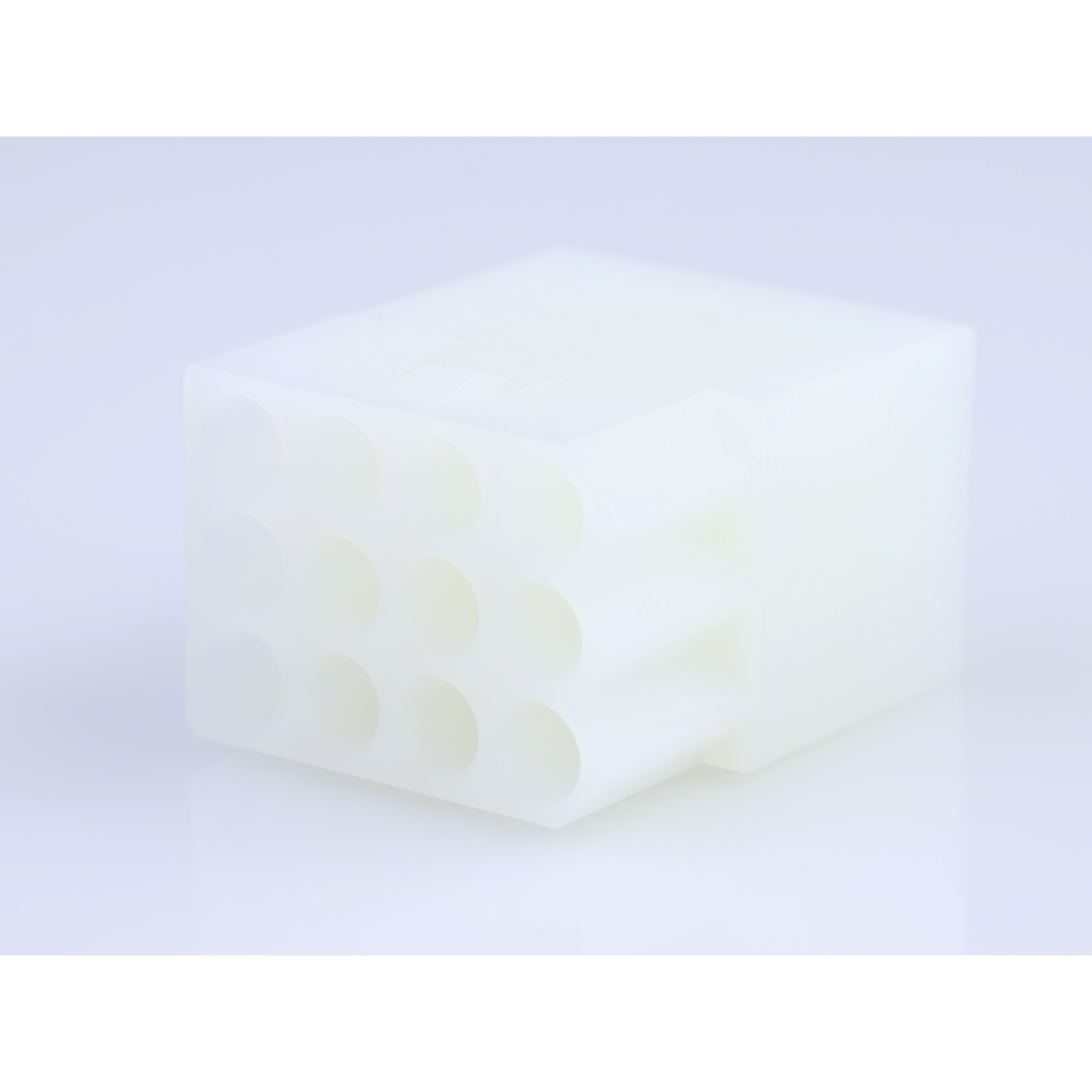 Molex-0003091126 Carcaza de cables discretos de conector Conn Housing RCP 12 POS 5.03mm Crimp ST Cable Mount Natural Bag