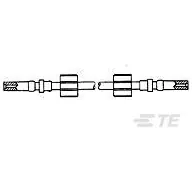 TE Connectivity-862550-1 Cable Assembly DC Power Cable Assembly DC Power Lead 0.152m 16AWG LGH to LGH 1 to 1 POS SKT-SKT