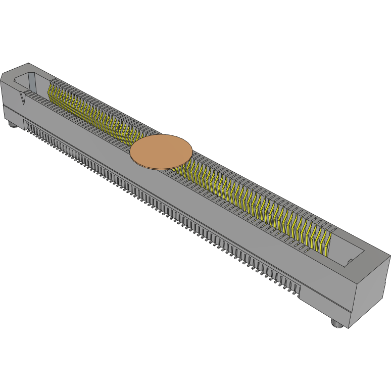 Samtec-ERF5-075-05.0-L-DV-WT-K-TR Steckverbinderleisten und Leiterplattenbuchsen 0.50 mm Rugged High Speed Socket