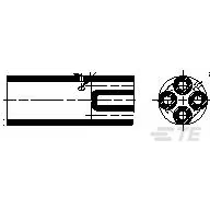TE Connectivity-476759-000 Wärmeschrumpfende Produkte Heat Shrink Tubing ST Elastomer Black