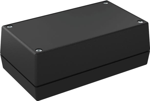 Serpac Electronic Enclosures-152RI9V,BK Scatole, contenitori e rack Recessed, Smooth Top Desktop Enclosure with 9V Battery Compartment, 5.62x3.25x2.00in.
