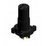 Conn M8 Circular SKT 4 POS Solder ST Thru-Hole 4 Terminal 1 Port Bulk