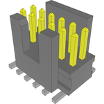 Conn Unshrouded Header HDR 12 POS 1.27mm Solder ST Top Entry SMD TIGER CLAW™ Tube