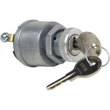 Littelfuse-9579 Schlüsselschalter Switch Key Lock SP4T Flat Key 10A 12VDC Screw Panel Mount Bulk