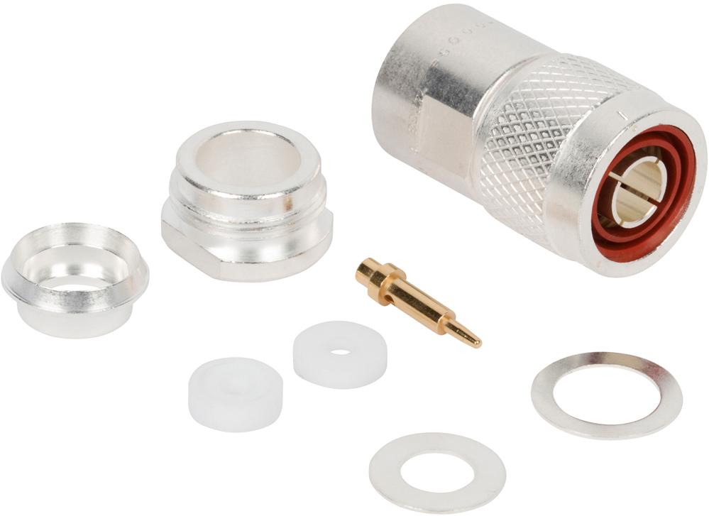 Amphenol RF-082-4352 Connector RF Conn Type N 0Hz to 11GHz 50Ohm Crimp ST Cable Mount PL Gold