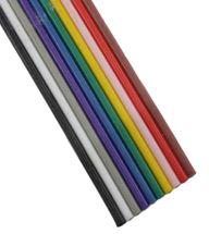 Assmann WSW components, Inc-AWG28-10/F-1/300 扁平电缆 Flat Ribbon Cable Polyvinyl Chloride 10Conductors 28AWG 300V 91.44m Reel