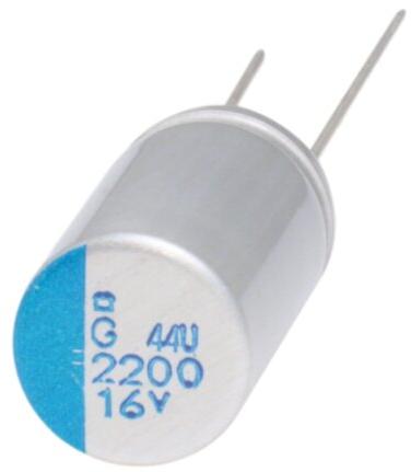 CHEMI-CON-APSG160ELL561MHB5J Capacitor Aluminum Polymer Cap Aluminum Polymer 560uF 16VDC 20%( 8 X 11.5mm) Radial 3.5mm 0.008 Ohm 6.1A 20000h 105°C Bulk