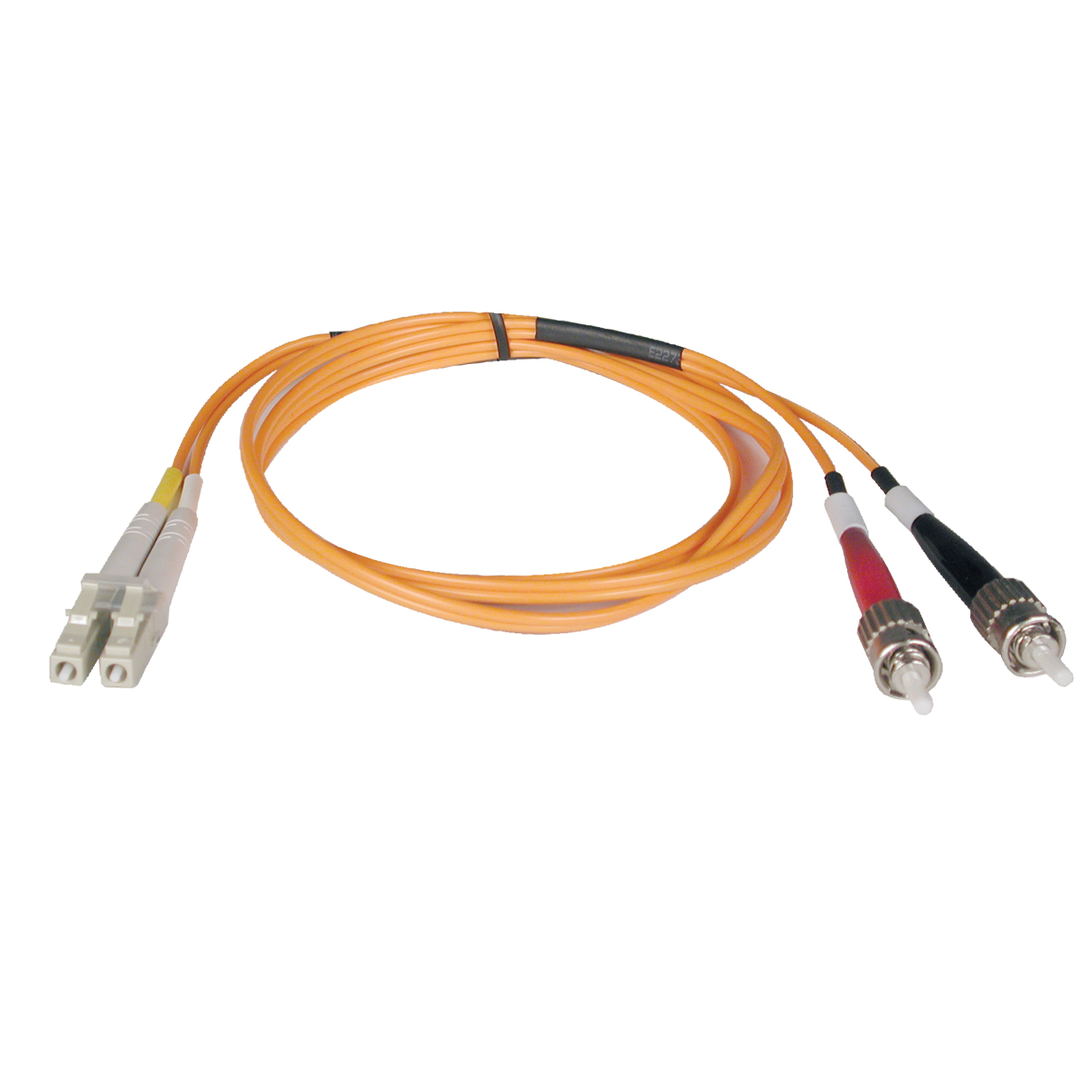 Eaton-N318-07M Cable Assembly Fiber Optic Cable Assembly Duplex 7.01m LC to ST 2 to 2 POS M-M