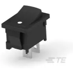 Switch Rocker (ON) OFF SPST Quick Connect Curved Rocker 16A 250VAC 372.85VA >100000Cycles Tray