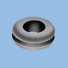 Keystone Electronics-740 Kabelzubehör Cable Accessories Grommet Buna N Rubber Black