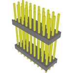 Conn Board Stacker HDR 27 POS 2.54mm Solder ST Top Entry Thru-Hole Bulk