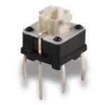 C&K-ITS30FV1ST Tastschalter Switch Tactile OFF Mom SPST Button PC Pins 0.05A 12VDC 50000Cycles 1.57N Thru-Hole Tray