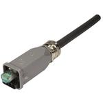 Conn RJ-45 Hybrid PL/PL 8/4 POS IDT ST Cable Mount 12 Terminal 2 Port