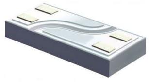 ProTek Devices-U0402FC15C-LF-T7-1 Supresores ESD BIDIRECTIONAL FLIP CHIP