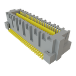 Conn Micro High Speed Terminal Strip HDR 52 POS 0.635mm Solder ST Top Entry SMD Q2™ Tray