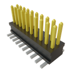 Conn Unshrouded Header HDR 20 POS 1.27mm Solder ST Top Entry SMD TIGER CLAW™ Tube