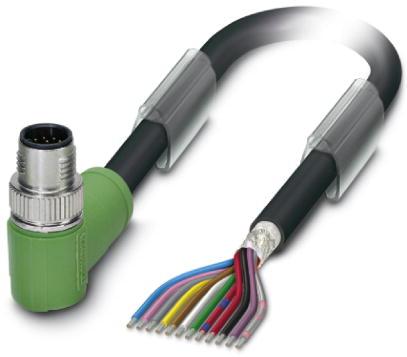 PHOENIX CONTACT-1430080 null Conn Circular Assembly Cable Assembly Sensor/Actuator 1.5m 26AWG M12 Circular 12 POS M Crimp
