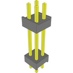 Conn Board Stacker HDR 4 POS 2.54mm Solder ST Top Entry Thru-Hole Bulk