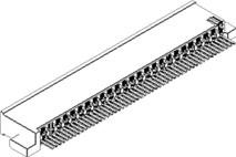 Molex-67799-0007 Raccordement de carte mémoire Conn Compact Flash Card SKT 50 POS 1.27mm RA Compact Flash™ 0.5A/Contact T/R