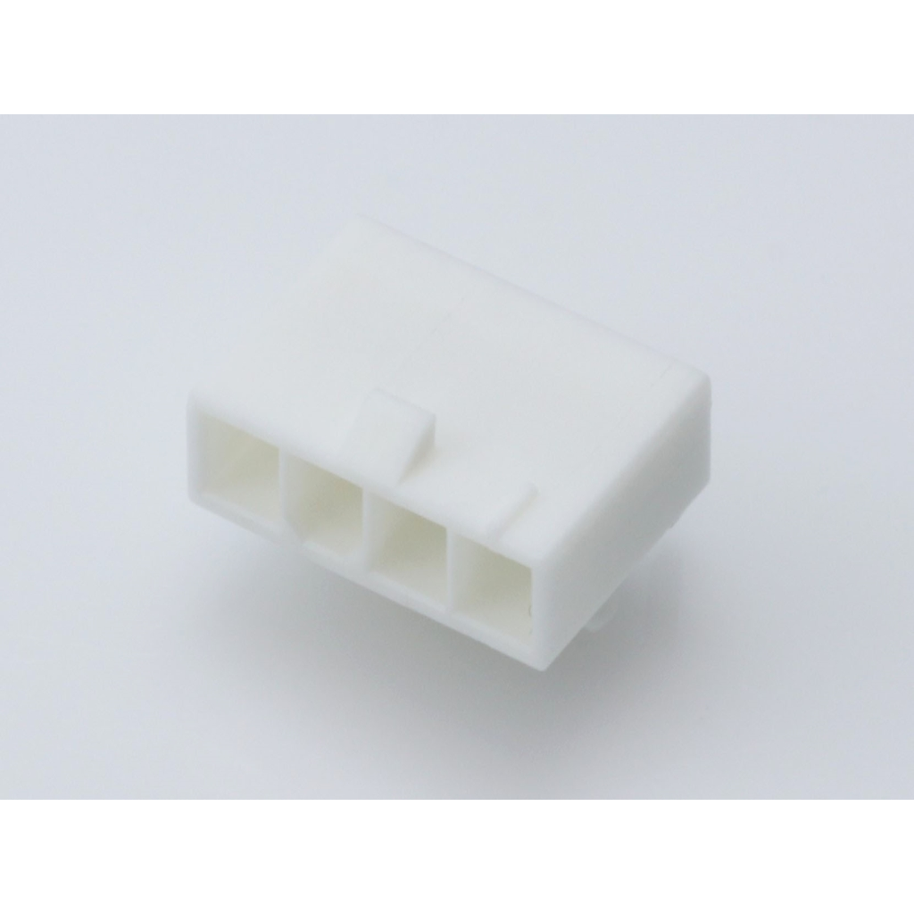 Molex-0039303046 Steckverbinderleisten und Leiterplattenbuchsen Conn Wire to Board HDR 4Power POS 4.2mm Solder RA Side Entry Thru-Hole Mini-Fit Jr Bag