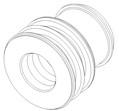TE Connectivity-2188967-3 Accessori per cavi Single Wire Seal For 6 3Mm