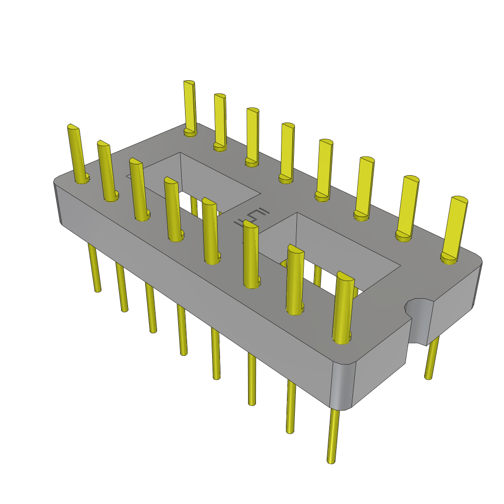 Samtec-APA-316-T-C 插座连接器 Conn DIP Adapter HDR 16 POS 2.54mm ST Thru-Hole Bulk