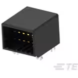 TE Connectivity-1376020-1 Piastre connettori e prese PCB Conn Shrouded Header (4 Sides) HDR 12 POS 2.5mm Solder RA Side Entry Thru-Hole Box