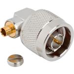 Conn Type N 0Hz to 11GHz 50Ohm Solder RA Cable Mount PL Gold