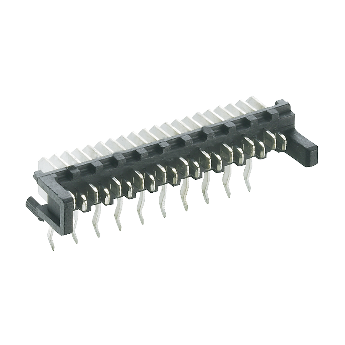 Lumberg-MICSW 26 Cabezales del conector y receptáculos PCB Conn Board to Board HDR 26 POS 12.7mm Solder RA Thru-Hole Bulk