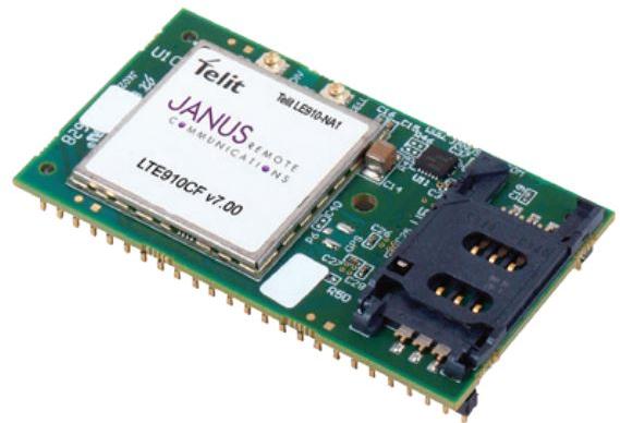 Janus Remote Communications-LTE910CF V7.00 Moduli cellulare CAT 1/LTE Cellular Module 700MHz/850MHz/1700MHz/1900MHz M2M 49-Pin