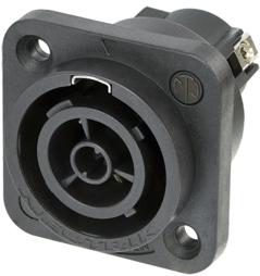 Neutrik Group-NAC3FPX-ST-TOP Steckverbinder Conn Outlet RCP 3 POS Screw ST Panel Mount 3 Terminal 1 Port