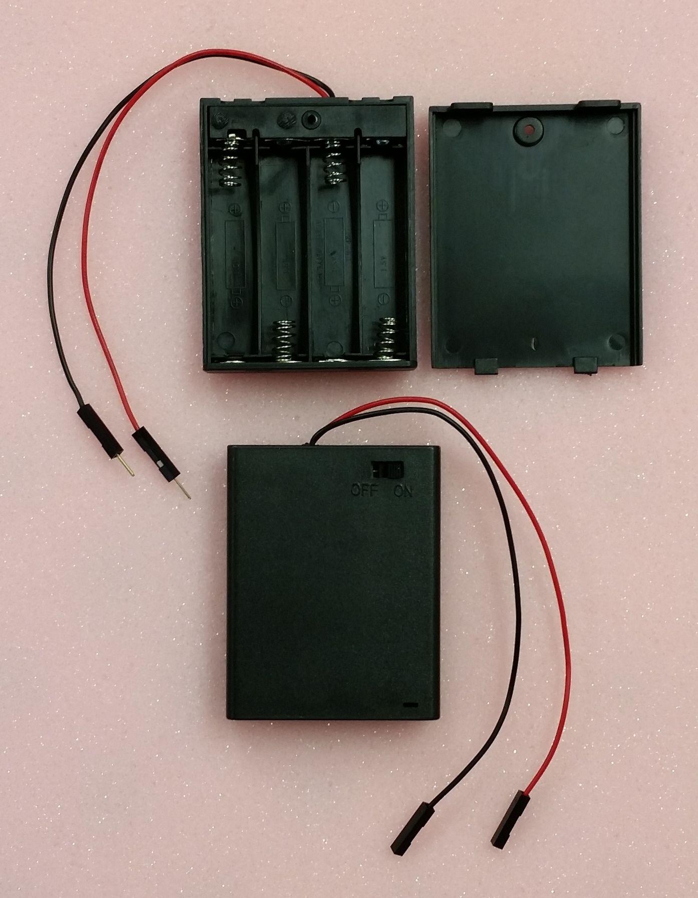 Twin Industries-BHM-4A3  Battery Holder 4 Cells AAA Size Bag