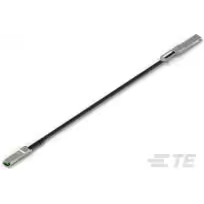 TE Connectivity-4-2333393-3 Assemblage de câble autre Cable Assembly Round 1m 30AWG QSFP28 to QSFP28 38 to 38 POS M-M