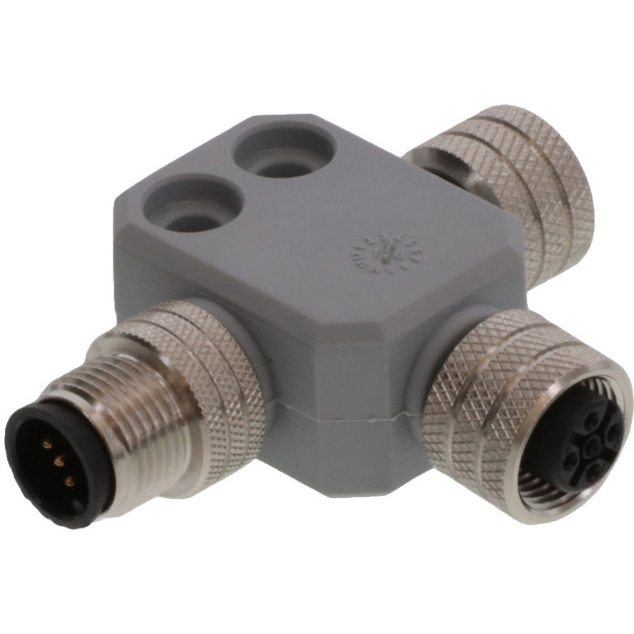 Molex-845860017 Connector Circular Conn M12 Circular PIN/(2)SKT 15 POS T Style Panel Mount 15 Terminal 3 Port Micro-Change®