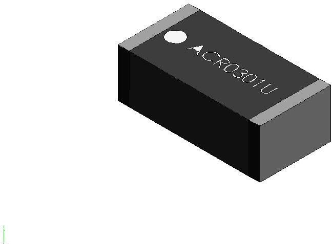 Abracon-ACR0301U Antenne Antenna Chip 4.5dBi Gain 8500MHz 2-Pin T/R