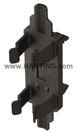 HARTING-09100009911 Steckverbinderzubehör Connector Accessories, Din Rail Adapter